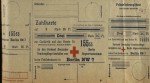 Formularz karty płatniczej (dowodu wpłaty ) na działalność stowarzyszenia niemieckich instytucji zajmujących się pielęgnowaniem chorych, pozostających pod zarządem Czerwonego Krzyża (Verband Deutscher Krankenpflege-Anstalten vom Roten Kreuz), 1917. APG, 34/76, s. 443.  