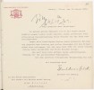 Pismo biskupa Karola Marii Spletta do Prezydenta Senatu Wolnego Miasta Gdańska Arthura Greisera z życzeniami na Nowy Rok, Gdańsk, 10 stycznia 1939 r. APG, 260/1140, s. 53.  