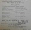 Program akademii z okazji rocznicy Konstytucji 3 maja w Kolegium Ojców Lazarystów w Antourze w 1947 r. PISK 6/103  