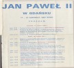 Program pobytu Jana Pawła II w Gdańsku 11 -12 czerwca 1987 r. APG, 2384/2254, s. 30.