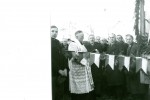 Uroczystość otwarcia pierwszej linii tramwajowej Gdańsk Wrzeszcz - Oliwa, fot. Marian Dobrzykowski „Ryś”, 1950 r. APG, 1579/59,44  