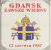 Plakat z okazji pielgrzymki Ojca Świętego Jana Pawła II do Gdańska, 12 czerwca 1987 r. APG, 2384/2254, s. 28