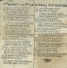 „Pieśń o Polskiej krainie” z okresu I wojny światowej. APG, 10/10158, s. 450.  